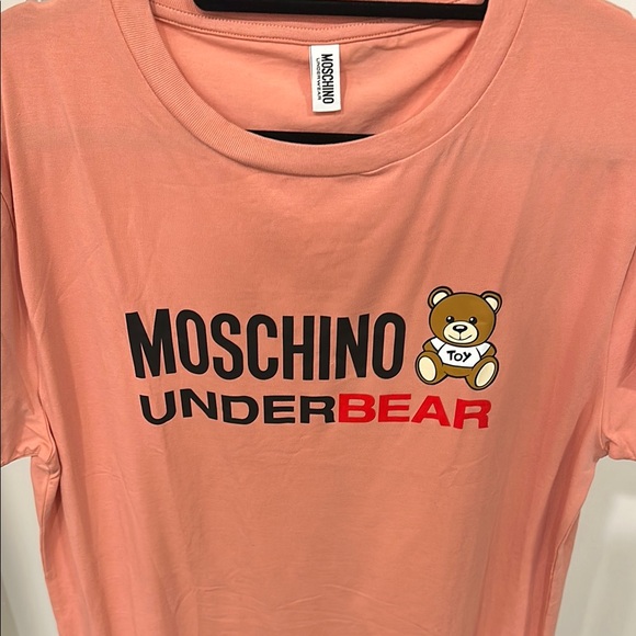 Moschino Underbear Pink T-Shirt - Picture 4 of 9